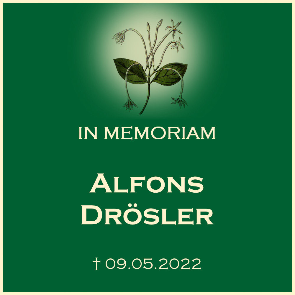 Alfons Drösler Requiem in der katholischen Kirche Herz Jesu 71720 Oberstenfeld Gehrnstrasse 3 anschließend Beerdigung Ortsfriedhof Forststraße 37