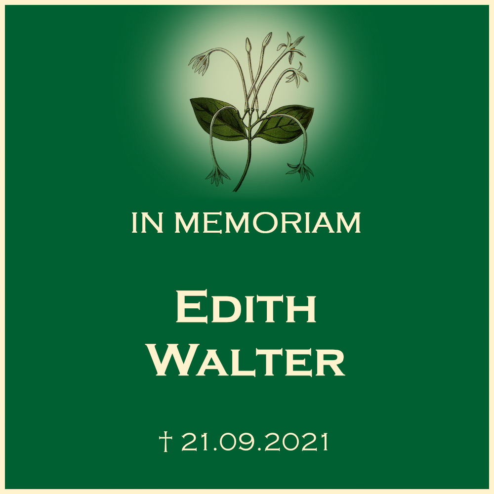 Edith Walter Erdbestattung in einem Wahlgrab auf dem Friedhof Heilbronn Biberach in 74078 Heilbronn Finkenbergstrasse